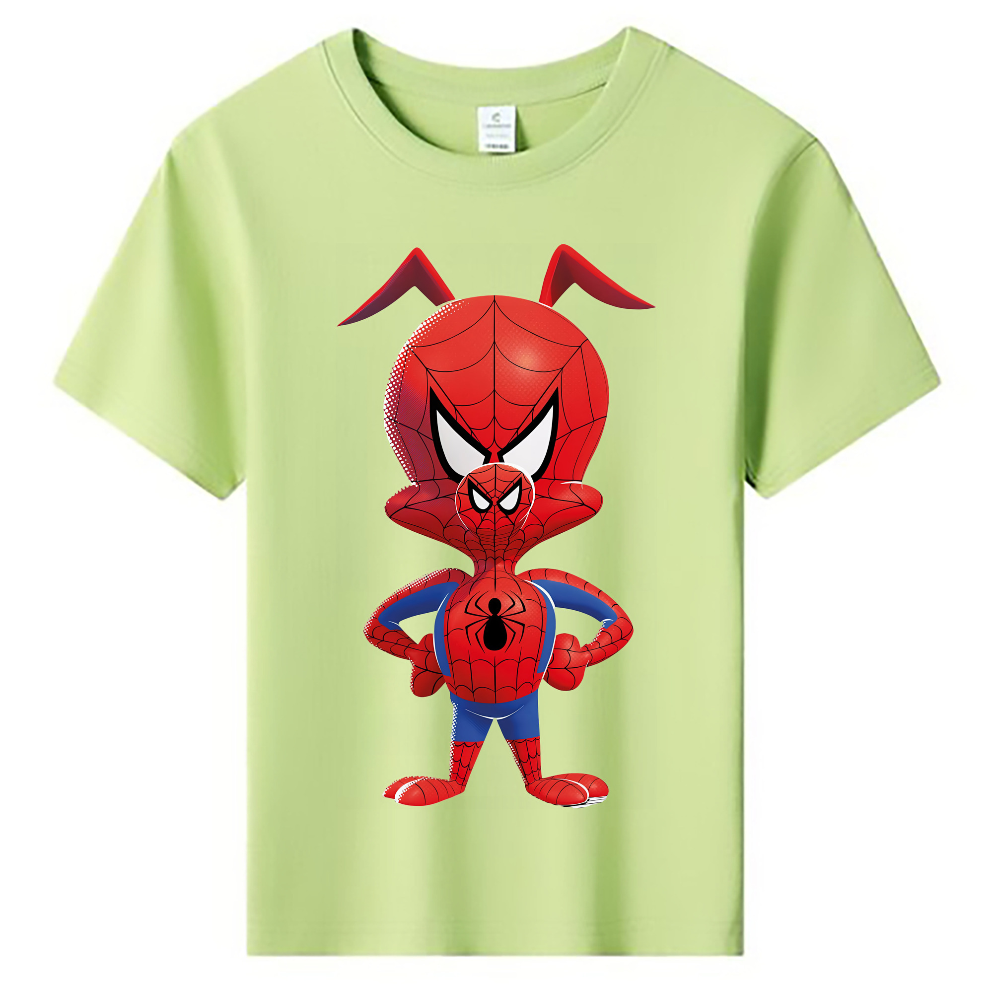 （画像用） Spider Man スパイダーマン 綿100％キッズTシャツ（フロントプリント）